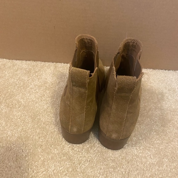 Steve Madden Dover Cognac Suede Leather Ankle Booties (*) - Picture 4 of 5